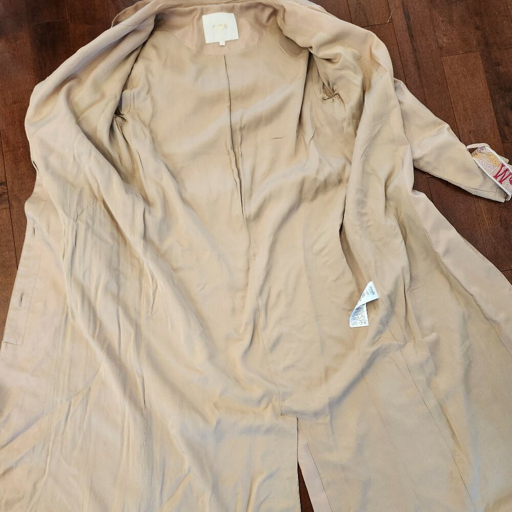 Maje women's beige trench coat in size 36 - Picture 4 of 11